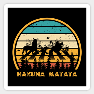 Hakuna Matata Vintage Road Sticker